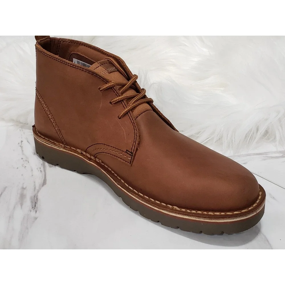 NEW NO BOX SIZE 9 US / EURO 41 CLARKS Boots Eastridge Mid wallabee leather brown